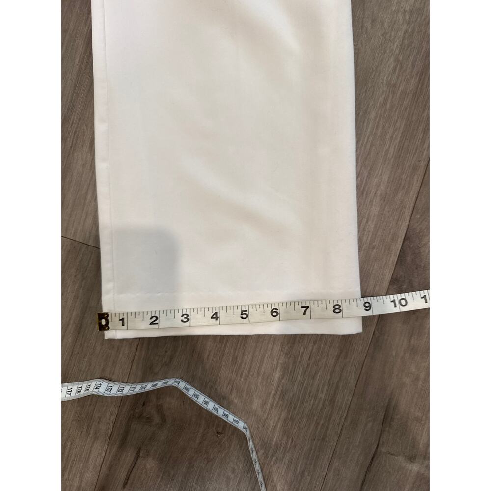 Worthington Curvy Fit Perfect Trouser Lined White Pants Women's Size 6P - Picture 9 of 12